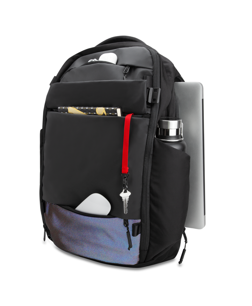 Timbuk2 Commute Large 17" laptop messenger shoulder bag in gray/green  color