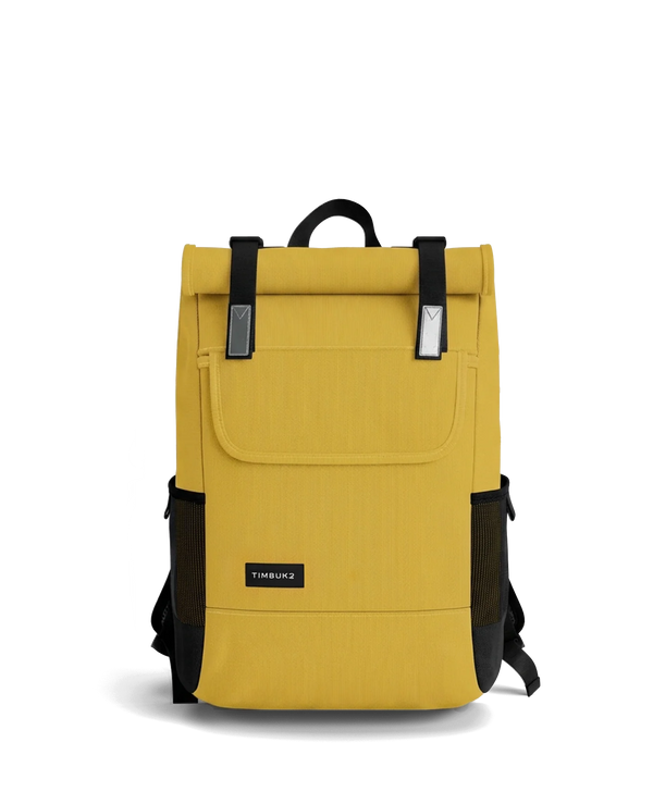 timbuk2 yellow backpack Eco Ripstop Alcatraz OS / Jet Black Large and small compartments let you organize your jailbreak and reinforced grab handles on all sides make for an easy heave ho Backpack Bags Timbuk2 Launch Pack